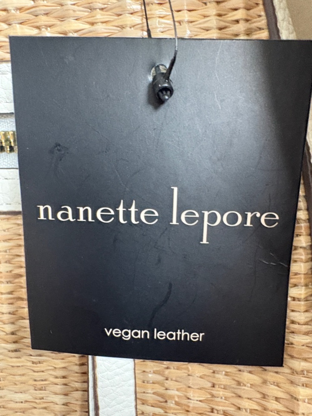 Nanette Lepore Cream and Natural Straw Shoulder Bag - Picture 5 of 5